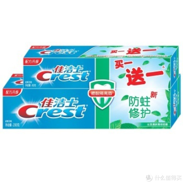 移动端凑单品:Crest 佳洁士 防蛀修护牙膏 长效清新薄荷啫喱 200g+90g