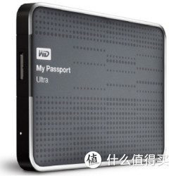 WD 西部数据 My Passport Ultra USB3.0 1TB 超便携移动硬盘（钛）WDBZFP0010BTT