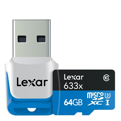 Lexar 雷克沙 633x 64GB 高速TF卡