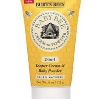 BURT'S BEES 小蜜蜂 Cream To Powder 婴儿护臀膏爽身粉二合一液态爽身粉 113g