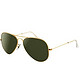 Ray·Ban 雷朋 飞行员系列金色镜框墨绿色镜片眼镜太阳镜RB 3025 L0205 58mm
