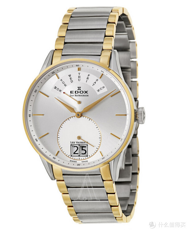 EDOX 依度 Les Vauberts Day Retrograde 34006-357JA-AID 男款计时腕表