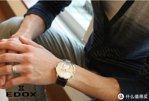 EDOX 依度 Les Vauberts Day Retrograde 34006-357JA-AID 男款计时腕表