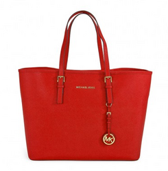 MICHAEL KORS Saffiano Leather Medium Travel Tote 女士手提包