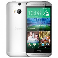 HTC One M8w 4G智能手机（银色、联通版、双卡双待双通） 2299元（2499-200）