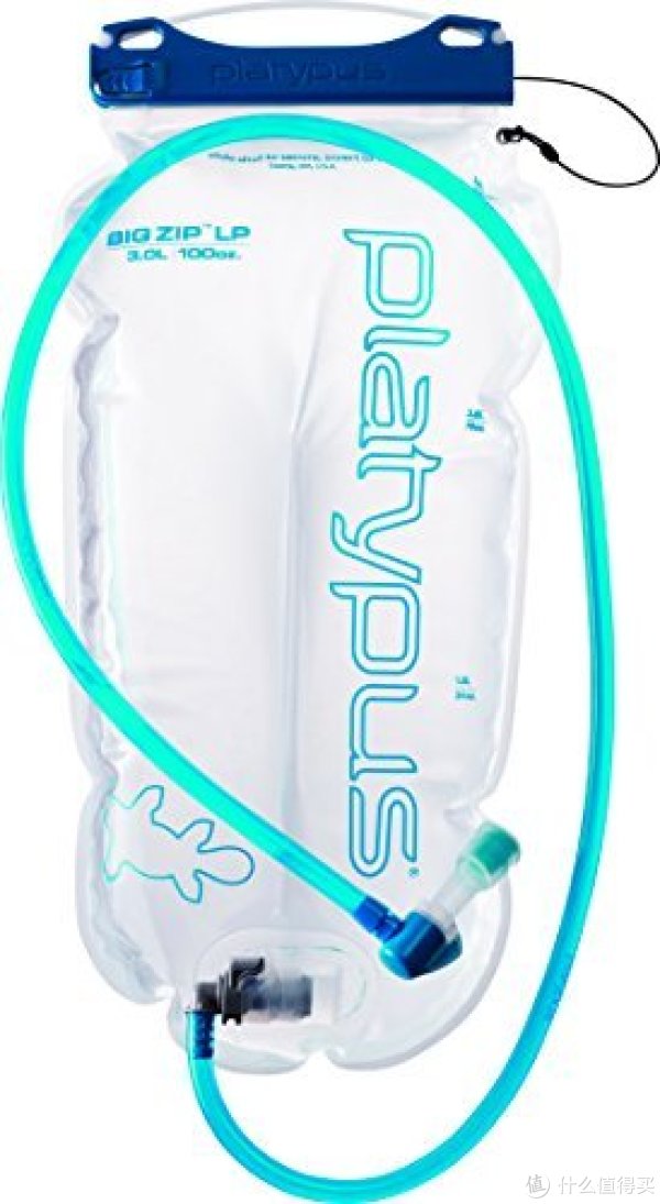 再特价:Platypus 鸭嘴兽 Big Zip LP 大开口水袋 06959 透明色 3L