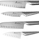 ZHEN 臻 Japanese Steel 8-Inch Chef's Knife and 7-Inch Santoku Knife Set 刀具四件套