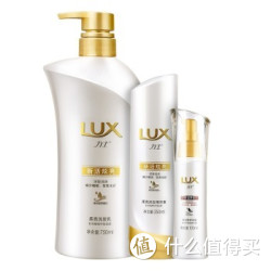 LUX 力士 新活炫亮 夜间修护套组(洗发乳750ml+润发精华素350ml+密集滋养护凝乳100ml)