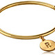 kate spade new york  Initial Pendant Bangle 黄铜手镯