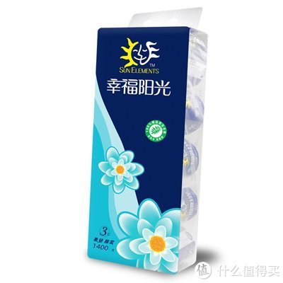 限区域：幸福阳光 太阳花系列 卷纸 3层140g*10卷*2提