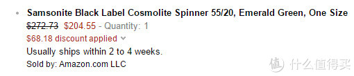 Samsonite 新秀丽 Black Label 黑标高端 Cosmolite系列 Spinner 20寸 超轻拉杆箱