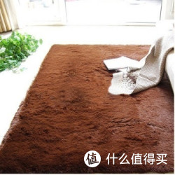 丽姿 加柔绒毛地毯 40*60cm 咖啡色