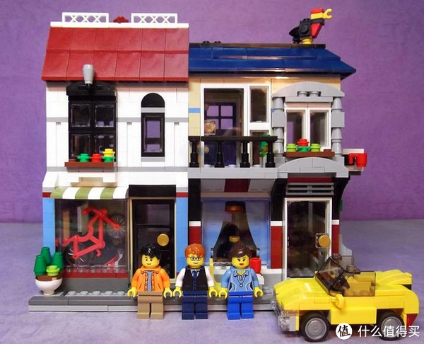 LEGO 乐高 创意百变系列 L31026 单车店与咖啡厅