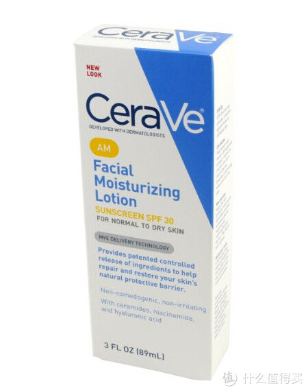 凑单品：CeraVe Moisturizing Facial Lotion AM 日用保湿防晒乳 89ml