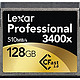 高端秀：Lexar 雷克沙 Professional 3400x CFast 2.0 存储卡（读取510MB/s）