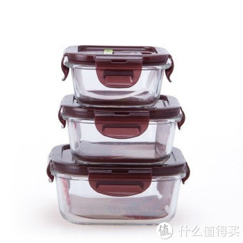 TAFUCO 泰福高 T-7500 耐热抗菌玻璃保鲜盒3件套
