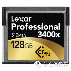 高端秀：Lexar 雷克沙 Professional 3400x CFast 2.0 存储卡（读取510MB/s）