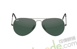 Ray-Ban 雷朋 经典款太阳镜 RB3025 W0879 58 枪色框绿色镜片       