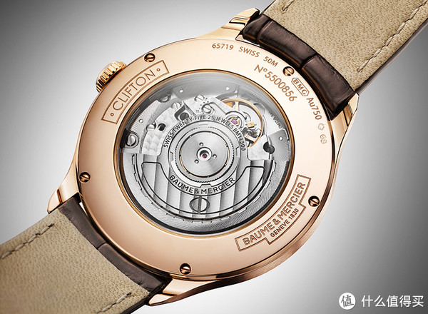 BAUME & MERCIER 名士 CLIFTON 克里顿系列 10059 18k玫瑰金 男士机械腕表