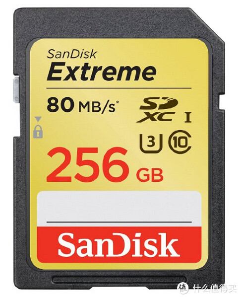 SanDisk 闪迪 Extreme 至尊极速 256GB SD存储卡（U3/UHS-I SDXC）