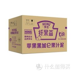 Heinz 亨氏 纤果益 苹果黑加仑果汁泥 130g*24