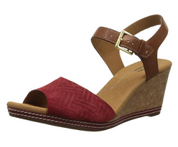 Clarks 其乐 Helio Jet Wedge 女士休闲凉鞋