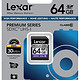 雷克沙/LEXAR SD卡64G sd64g 200X 30M C10 高速相机内存卡 大卡