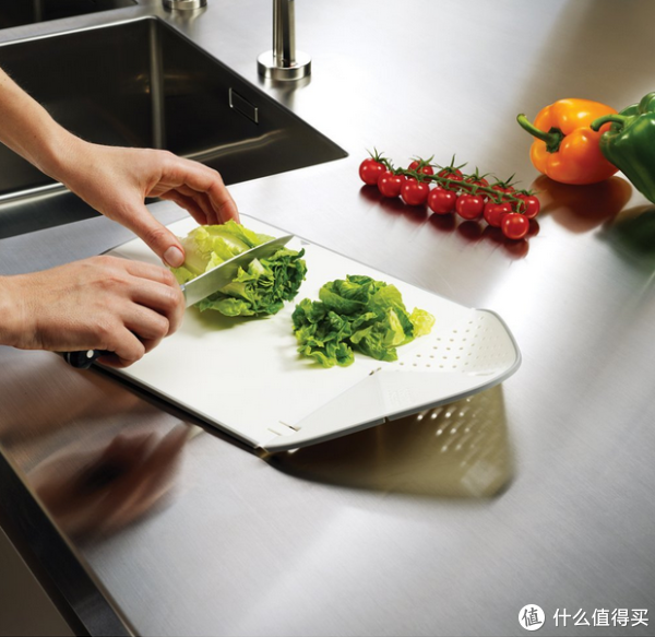 Joseph Joseph 约瑟夫 Rinse and Chop Plus 可折叠滤网砧板