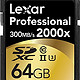 Lexar 雷克沙 Professional 2000x USH-II/U3 64GB 高速SD卡（读取300M/s、写入260M/s）