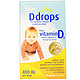 D Drops 婴儿液体维生素D3 0.08液量盎司（2.5毫升）