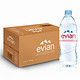 依云（evian）天然矿泉水 1L*12瓶