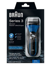 再补货：BRAUN 博朗 3 Series 新3系 340S-4 干湿两用 电动剃须刀