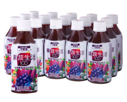 限地区：KAGOME 可果美 果蔬生活 葡萄果蔬混合汁饮料 280ml*15瓶