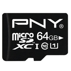 PNY 必恩威 microSDHC/SDXC 64G C10 UHS-1 U1高速存储卡