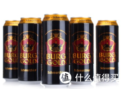 移动端：Burggold 金城堡 黑啤酒500ml*6听