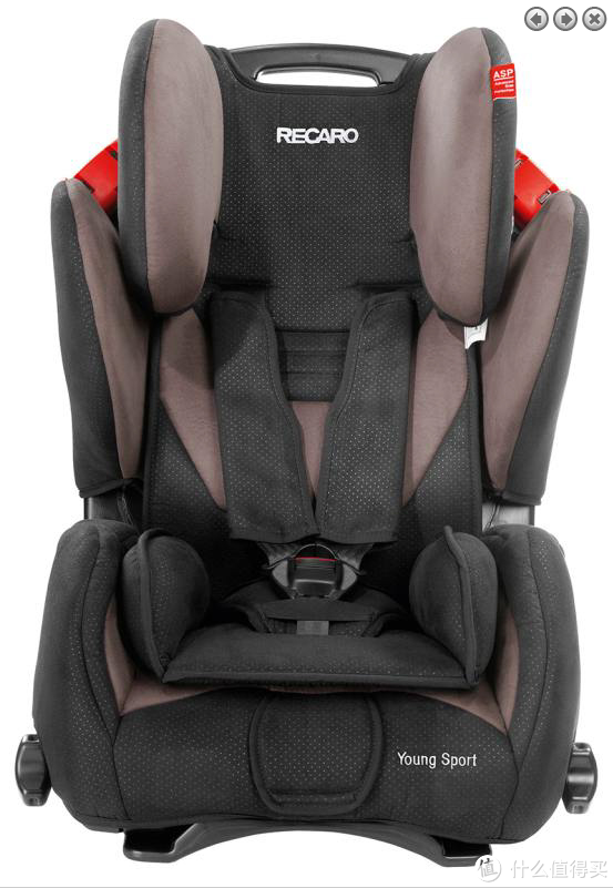 再降价：RECARO 瑞雷卡罗 Kindersitz Young Sport 儿童安全座椅（ 2014款）+Beanie Boo Safari毛绒玩具