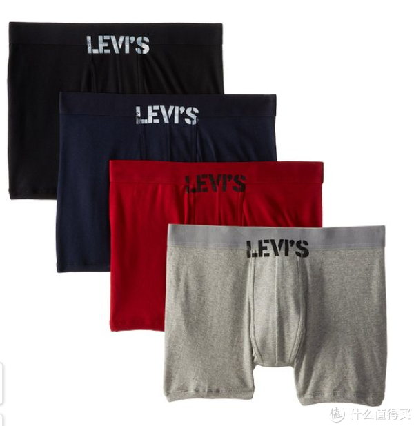 凑单品:Levi's 李维斯 100 Series Knit 圆领T恤(4件装)