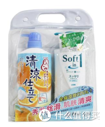 Bathclin 巴斯克林 舒和清凉沐浴露600ml + 狮王舒壹二合一洗发水520ml