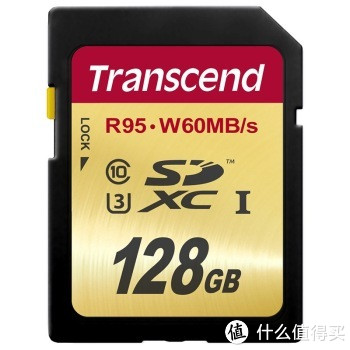 Transcend 创见 UHS-I U3 SD高速存储卡  128GB（读95Mb/s 写60Mb/s）+凑单品