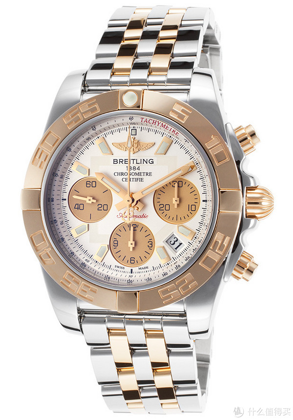 Breitling 百年灵 Chronomat 41 机械计时41 CB014012-G713-378C 18K玫瑰金男士机械腕表