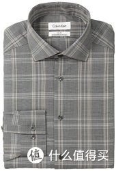 Calvin Klein  Slim Fit Non Iron Exploded Check 男士长袖衬衫