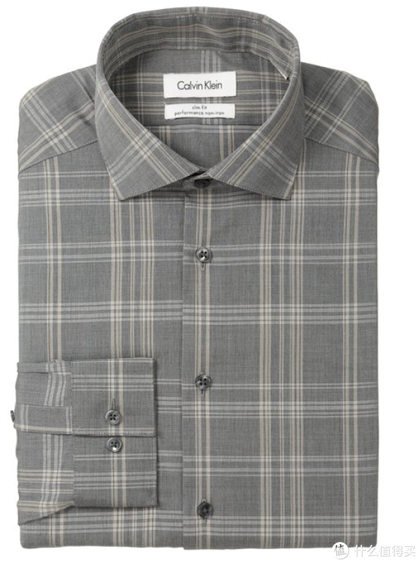 Calvin Klein Slim Fit Non Iron Exploded Check 男士长袖衬衫