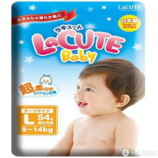 LaCUTE 乐可爱 纸尿裤 L54片