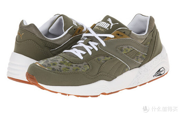 PUMA Trinomic R698 女性复古跑鞋 迷彩色
