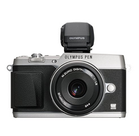 OLYMPUS 奥林巴斯 E-P5 微单套机 14-42mm 变焦镜头套机 + VF-4外置取景器 黑色
