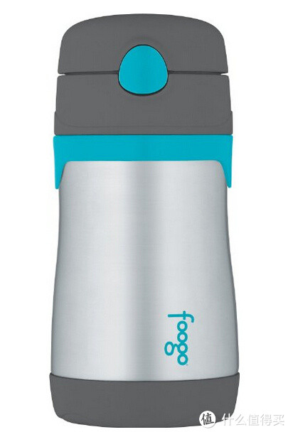 THERMOS 膳魔师 foogo 不锈钢吸管杯（0.3L/Charcoal色）