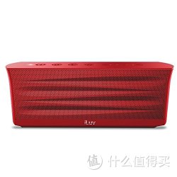 iLuv Mobi Out 便携式 无线蓝牙音箱（防泼溅、应急充电）红色