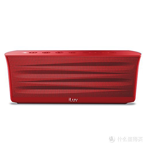 iLuv Mobi Out 便携式 无线蓝牙音箱（防泼溅、应急充电）红色