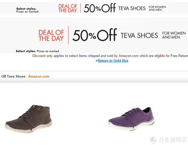 Deal of the Day：Teva Wander Mid-Top 女士帆布休闲鞋