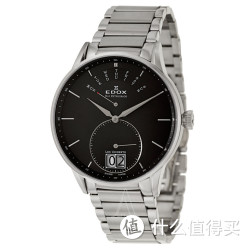 EDOX 依度 Les Vauberts系列 Day Retrograde 34006-3N-NIN 男款计时腕表